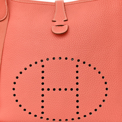 Hermes Taurillon Clemence Evelyne PM Crevette 8 of 18