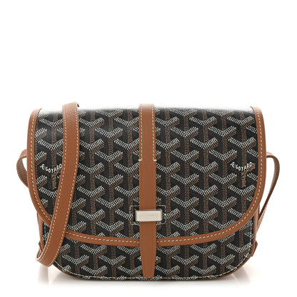 Goyard Goyardine Belvedere II PM Messenger Bag Black Gold 1 of 9