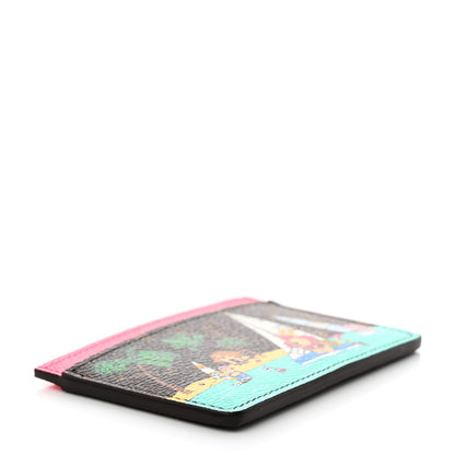 Louis Vuitton Monogram 2023 Vivienne Beach Cardholder Dragon Fruit Pink 4 of 6