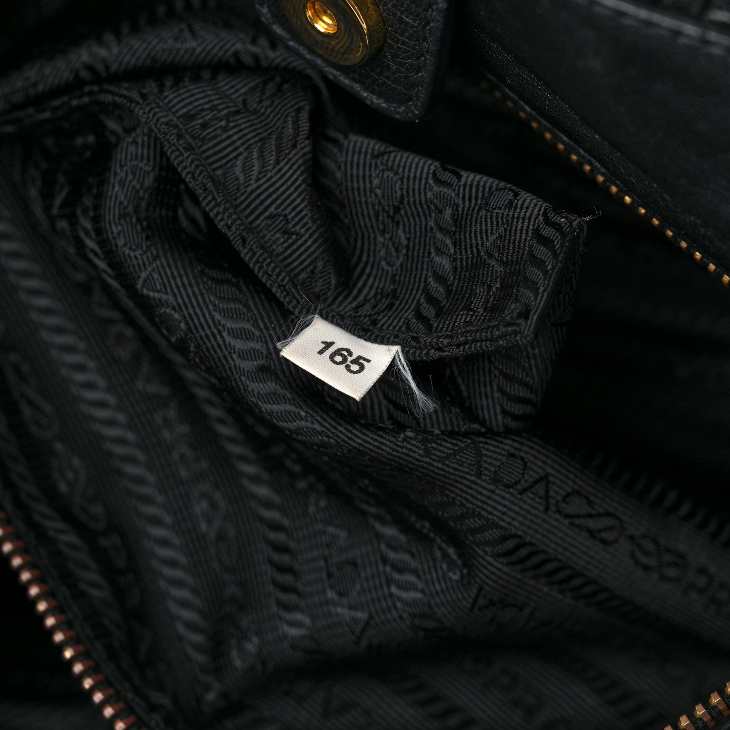Prada Patent Woven Tote Black 7 of 12