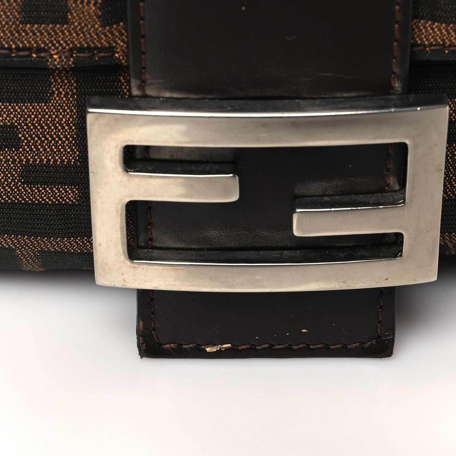 Fendi Zucca Baguette Tobacco 12 of 13