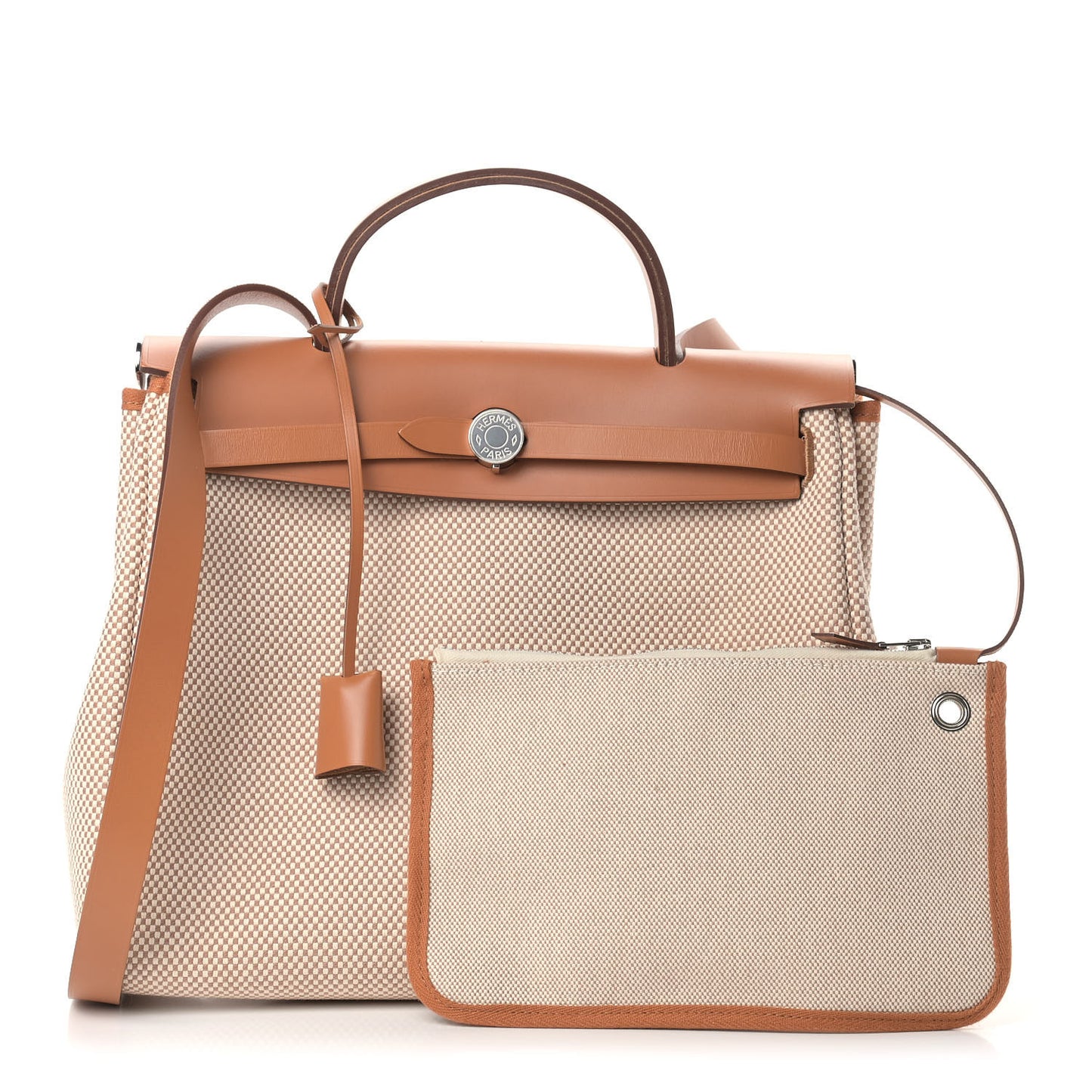 Vache Hunter Criss Viking Herbag Zip Retourne 31 PM Ecru Beige Naturel