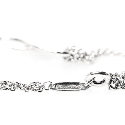 Tiffany Sterling Silver Infinity Double Chain Bracelet 4 of 5