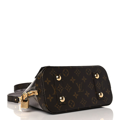 Louis Vuitton Vernis Monogram Alma BB Taupe Metallise 4 of 10
