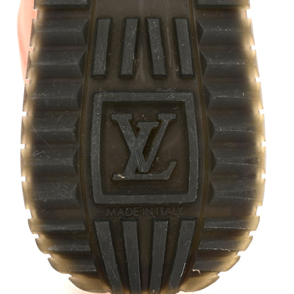 Louis Vuitton Suede Damier Azur Run Away Sneakers 36.5 Pink 6 of 12