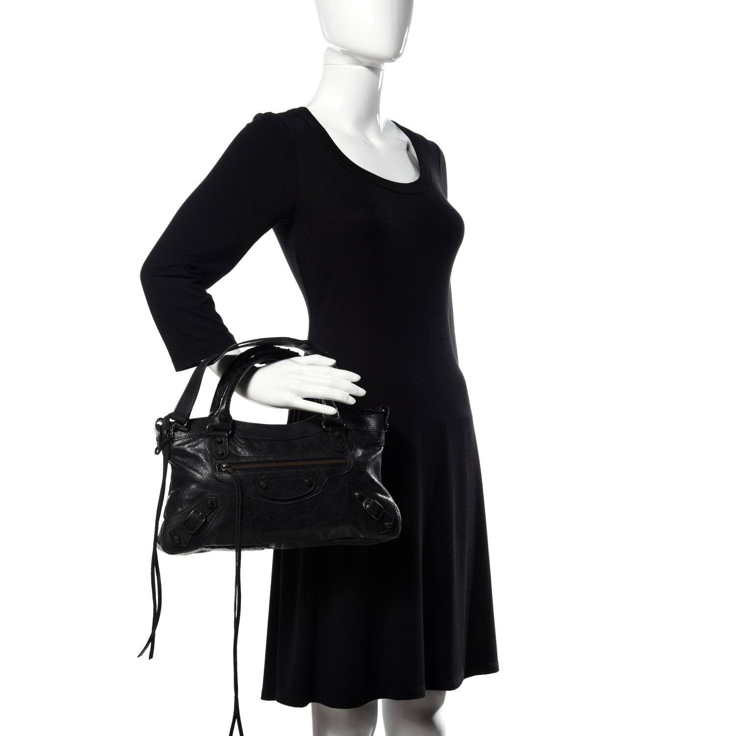 Balenciaga Agneau Classic Hardware First Black 2 of 14