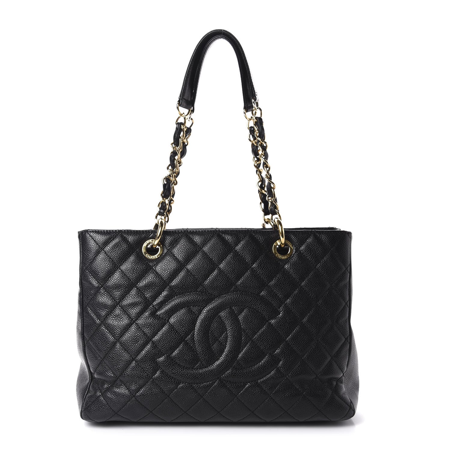 Chanel Caviar Quilted Grand Shopping Tote GST Black 1 of 10