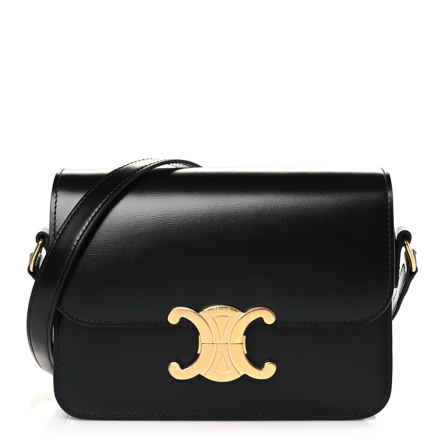Shiny Calfskin Teen Triomphe Black