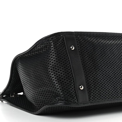 Chanel Calfskin Perforated Up In The Air Tote Black 6 of 9