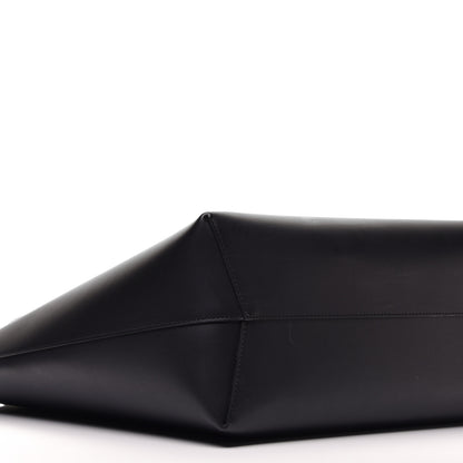 Mansur Gavriel Calfskin Large Shopping Tote Black Flamma 8 of 9