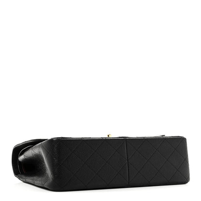 Chanel Caviar Quilted Jumbo Double Flap Black 4 of 10
