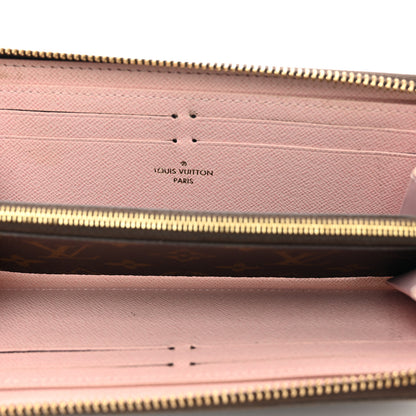Louis Vuitton Monogram Clemence Wallet Rose Ballerine 5 of 8