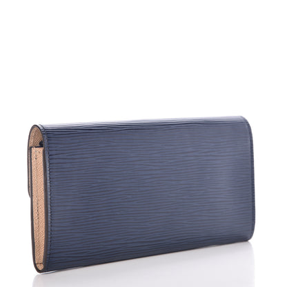 Louis Vuitton Epi Emilie Wallet Indigo 3 of 8