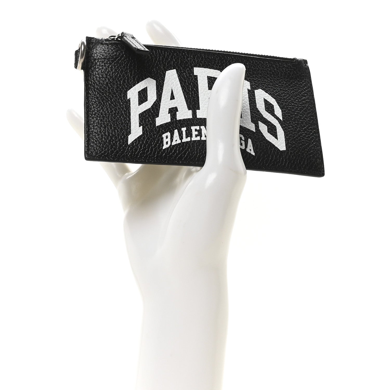 BALENCIAGA LOGO STRAP ＆カードケース Cash card case on keyring in black - Balenciaga | Mytheresa