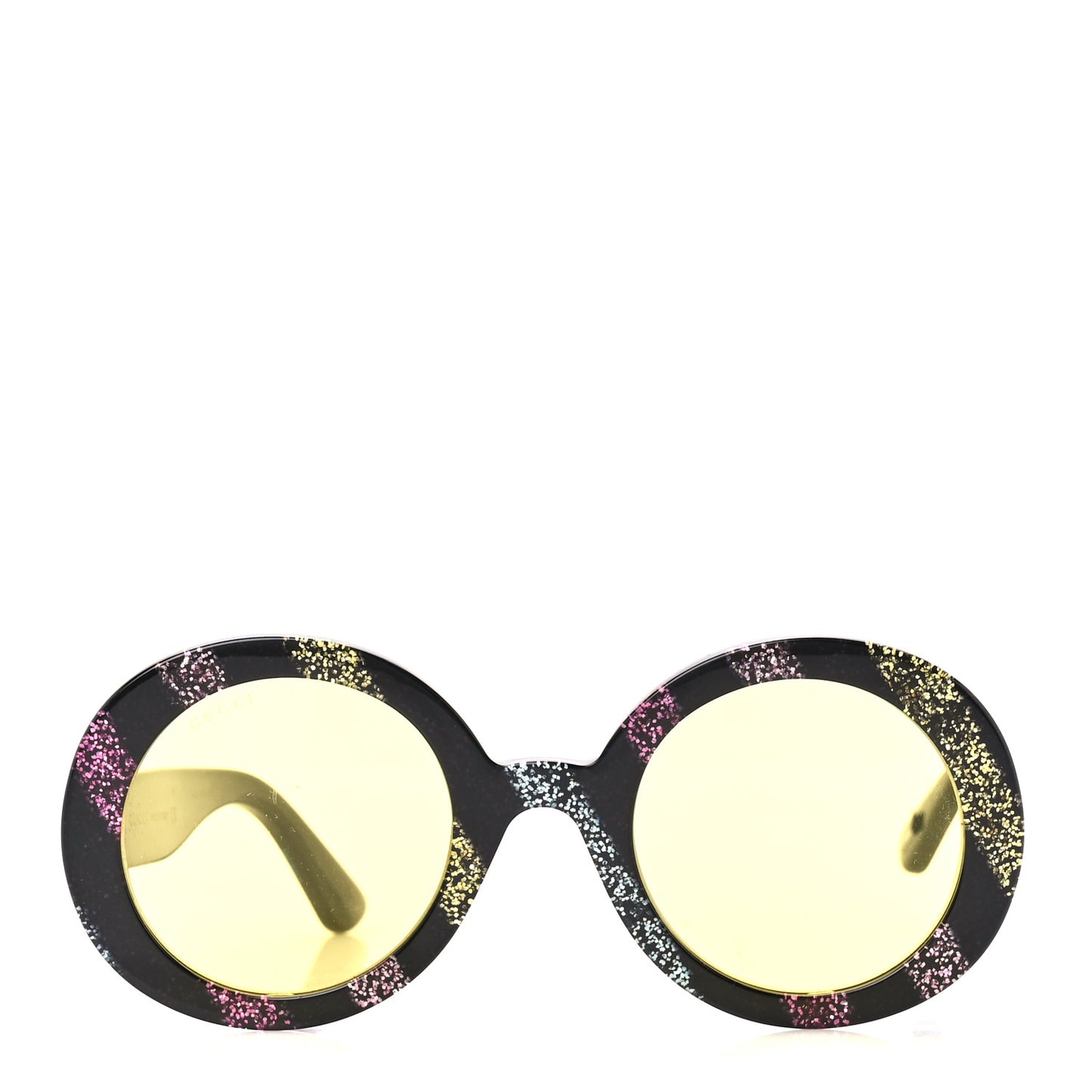 Acetate Round Glitter GG0319S Sunglasses Rainbow