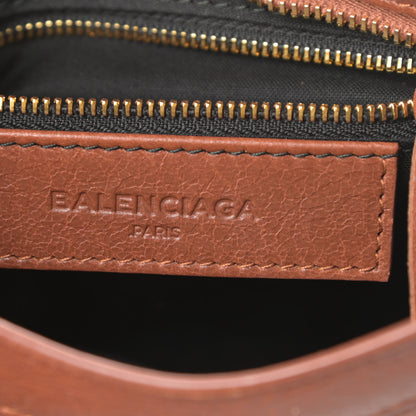 Balenciaga Agneau Classic Gold Hardware Mini City Marron Cognac 6 of 10