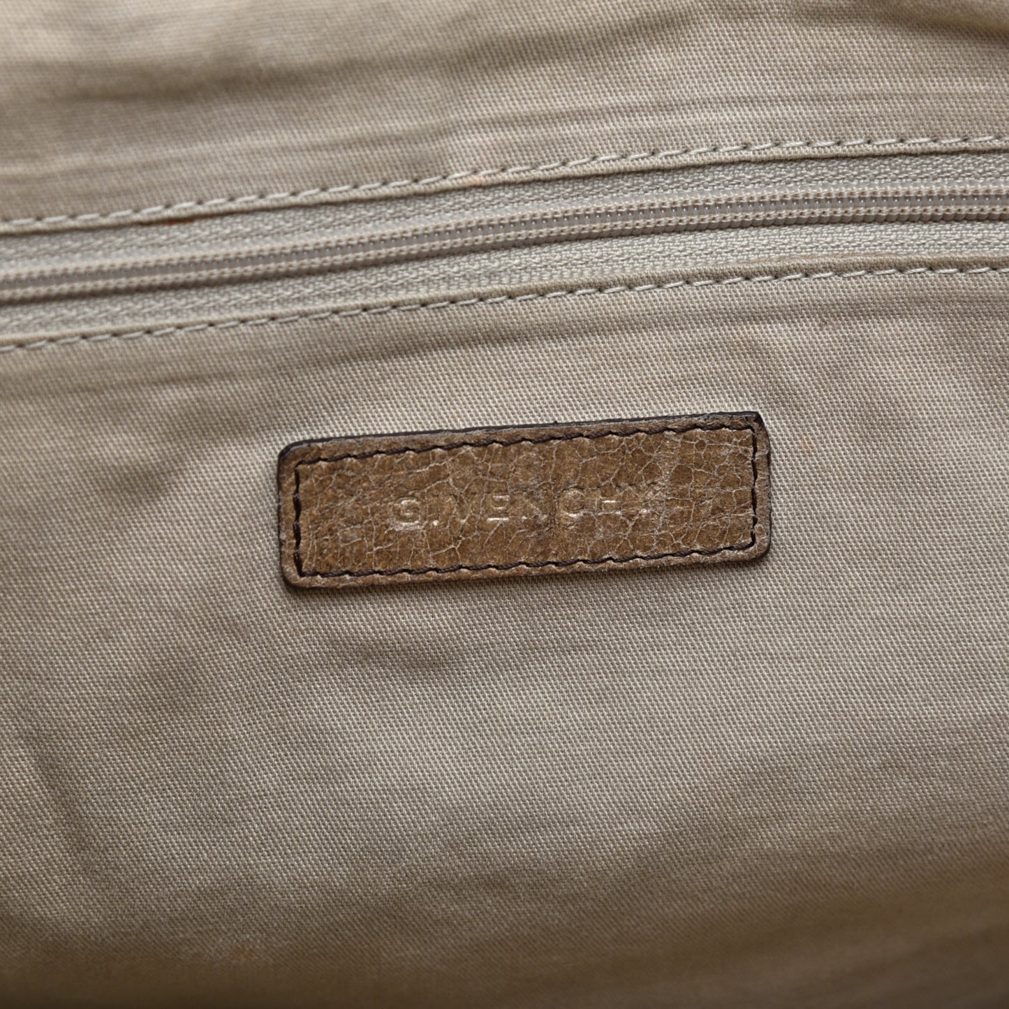 Crackled Calfskin Medium Nightingale Beige