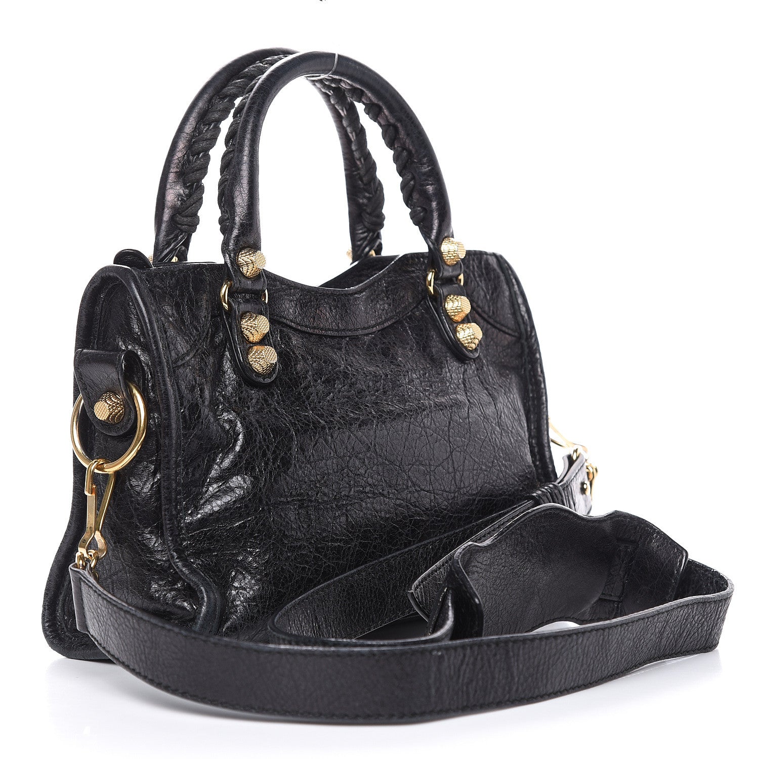 Balenciaga Agneau Giant 12 Gold Hardware Mini City Black 3 of 13