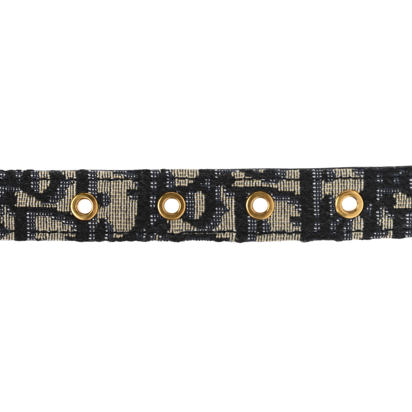 Jacquard Oblique 20mm Saddle Belt 75 30 Blue