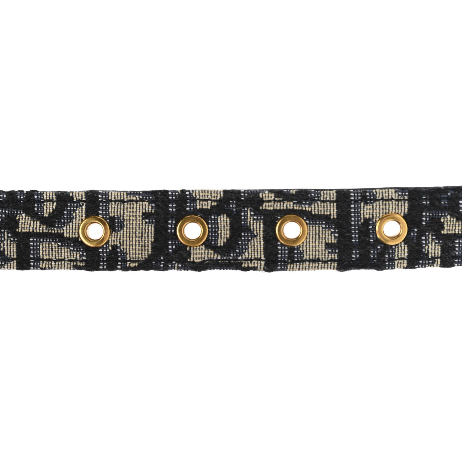 Christian Dior Jacquard Oblique 20mm Saddle Belt 75 30 Blue 5 of 6