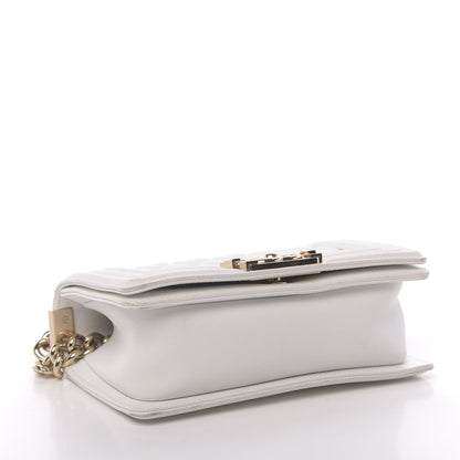 Chanel Calfskin Quilted Small Boy Flap White 4 of 16