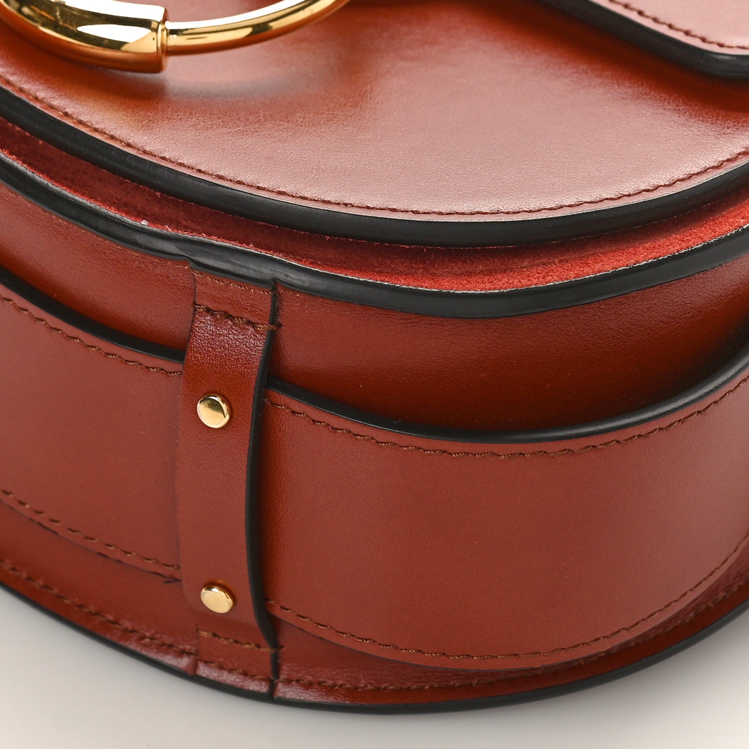 Chloe Calfskin Small Tess Bag Sepia Brown 9 of 9