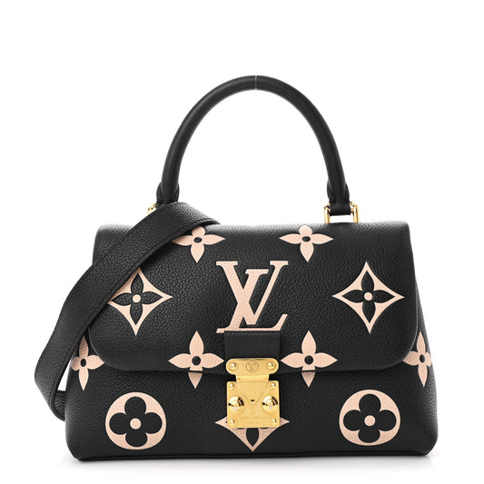 Empreinte Monogram Giant Madeleine BB Black Beige