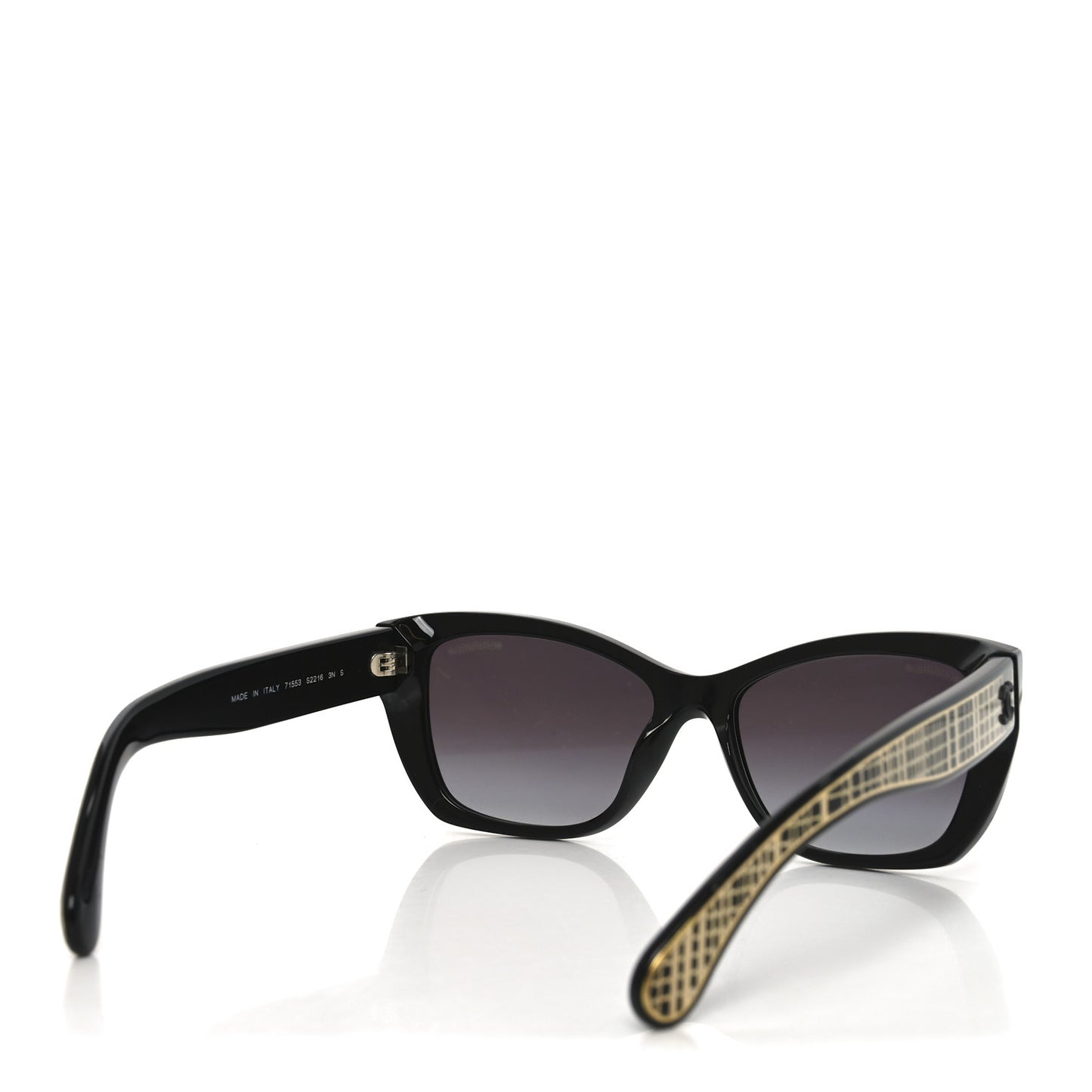 Acetate Metal Butterfly Sunglasses 71553 Black