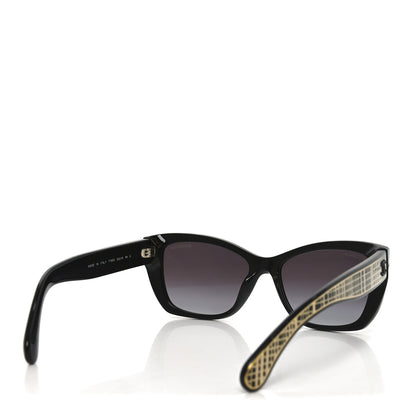 Chanel Acetate Metal Butterfly Sunglasses 71553 Black 4 of 7