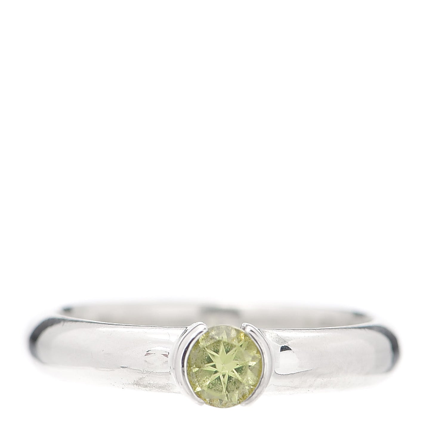 Sterling Silver Peridot Stacking Ring 48 4.5