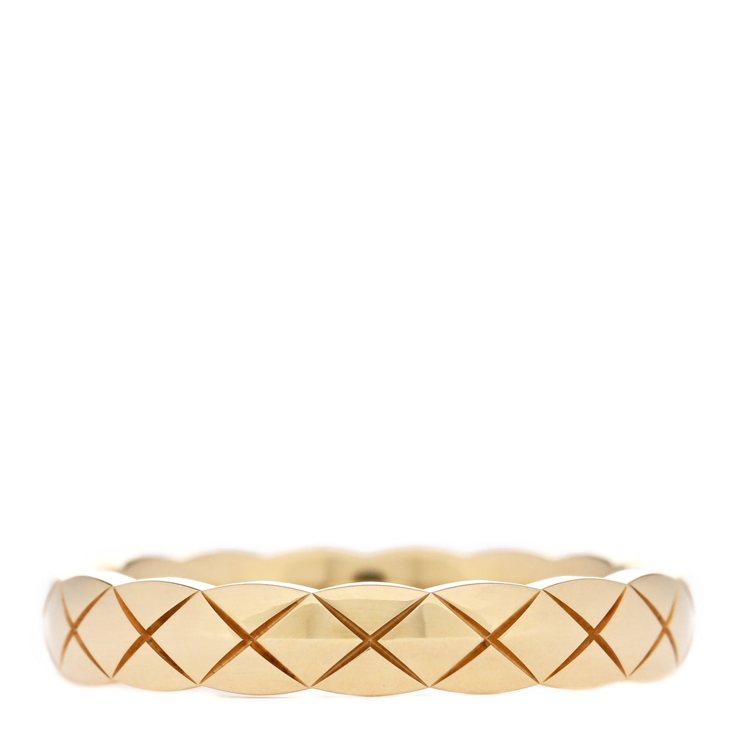 18K Yellow Gold Mini Coco Crush Ring 49 4.75