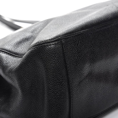 Chanel Caviar CC Shopper Tote Black 8 of 11