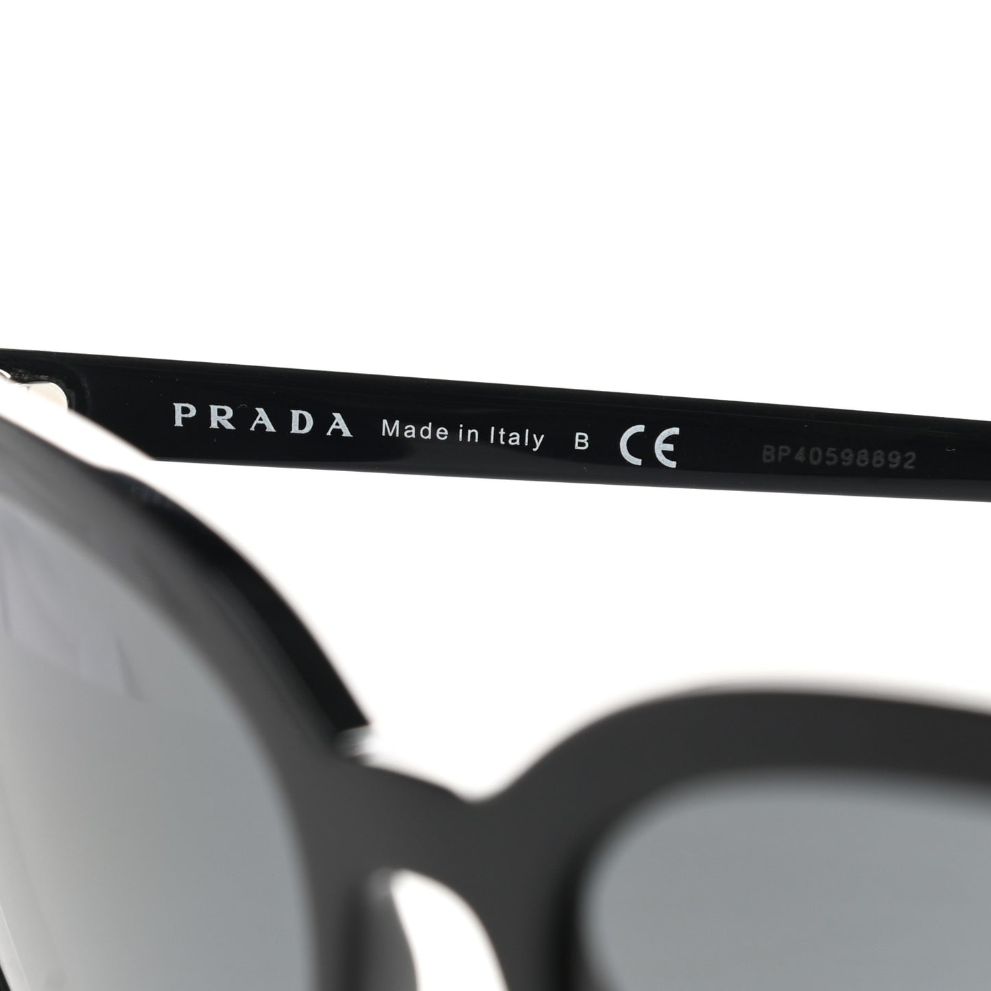 Acetate Pillow Cat Eye Sunglasses SPR 03X Black