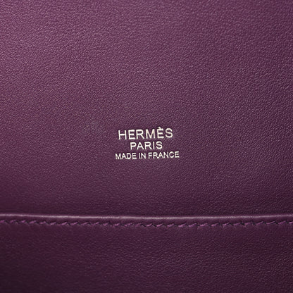 Hermes Wicker Swift Picnic Kelly 35 Naturel Cassis 6 of 12