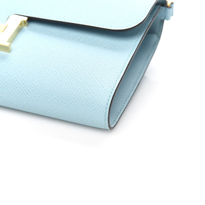 Hermes Epsom Constance Wallet To Go Bleu Atoll 8 of 10