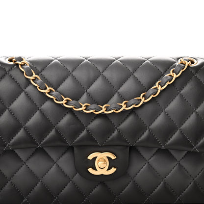 Chanel Gradient Lambskin Medium Double Flap Grey 8 of 10