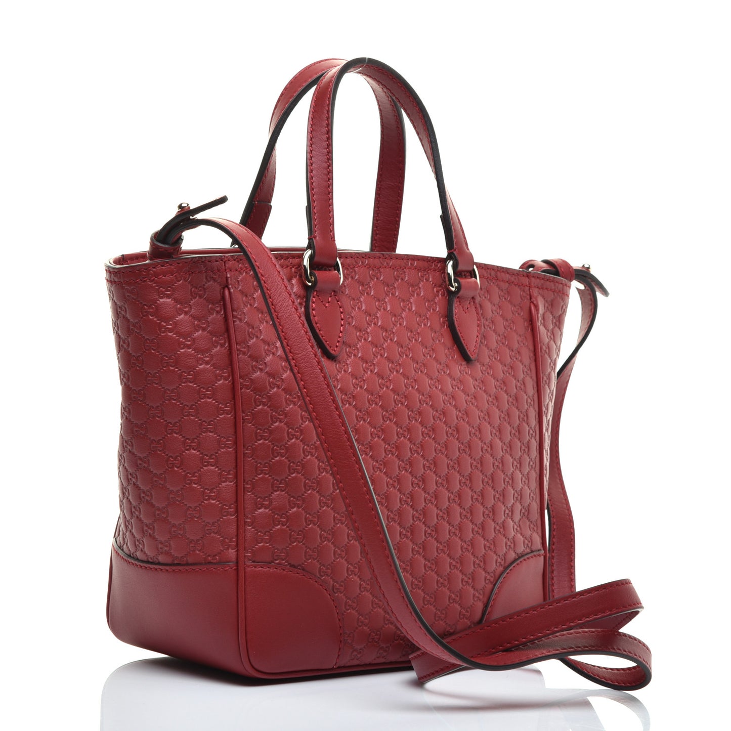 Microguccissima Small Bree Tote Red