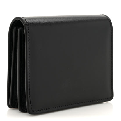 Celine Shiny Calfskin Triomphe Busincess Card Holder Black 3 of 10
