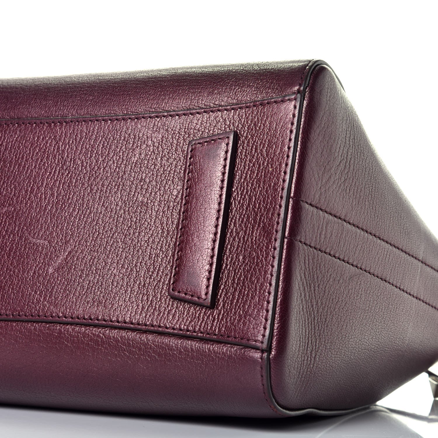 Givenchy Metallic Sugar Goatskin Small Antigona Oxblood 9 of 9