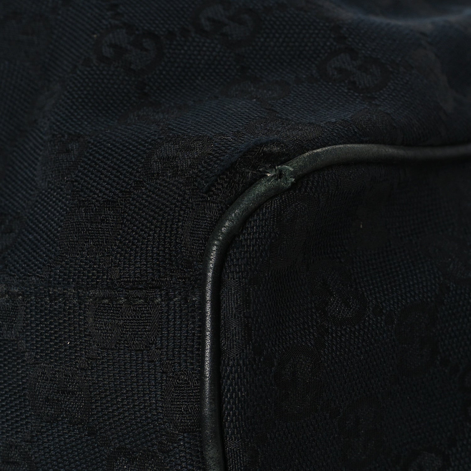Gucci Monogram Medium Sukey Tote Black 12 of 15