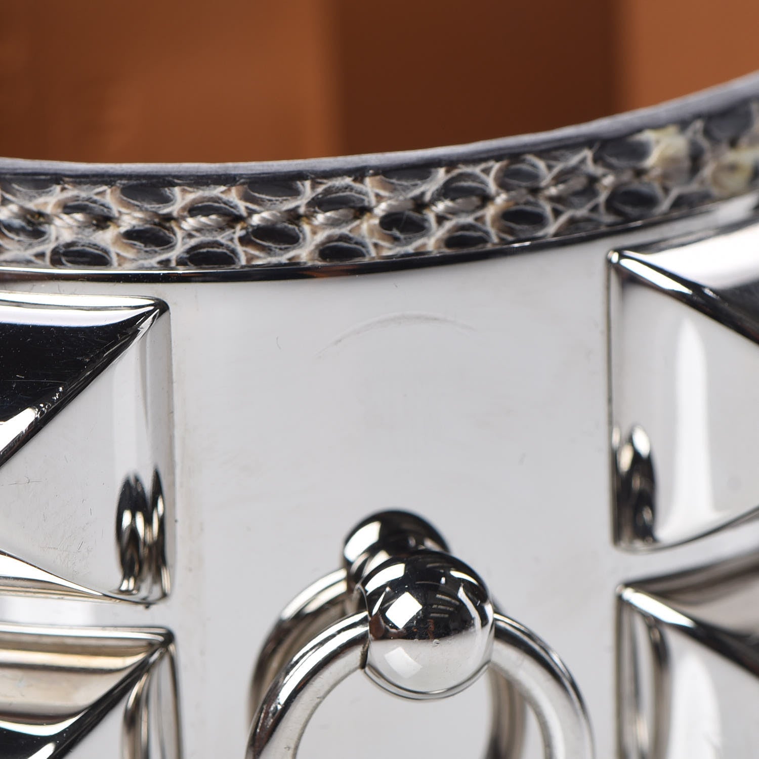 Hermes Lizard Collier De Chien CDC Bracelet S Ombre 7 of 9