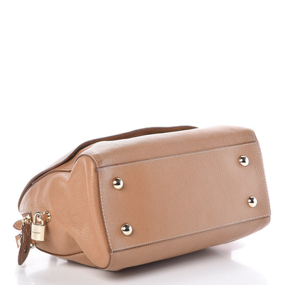 Mulberry Glossy Goatskin Small Del Rey Satchel Fudge 4 of 9
