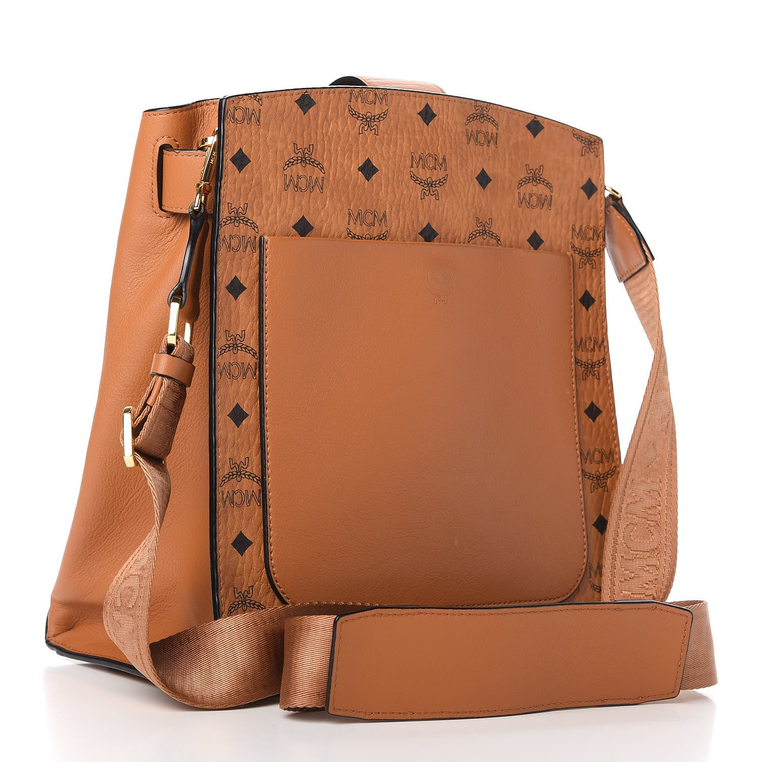 MCM Visetos Essential Tote Cognac 5 of 17