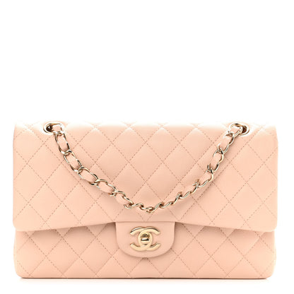 Chanel Caviar Quilted Medium Double Flap Light Beige 1 of 9