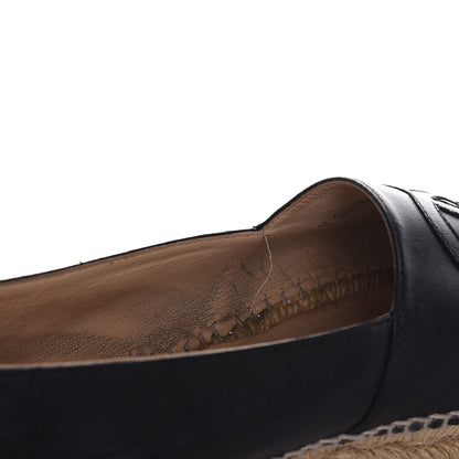 Chanel Lambskin CC Espadrilles 41 Black 10 of 12