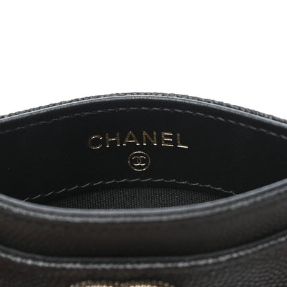 Chanel Caviar Quilted Vintage Mademoiselle Card Holder Black 6 of 9