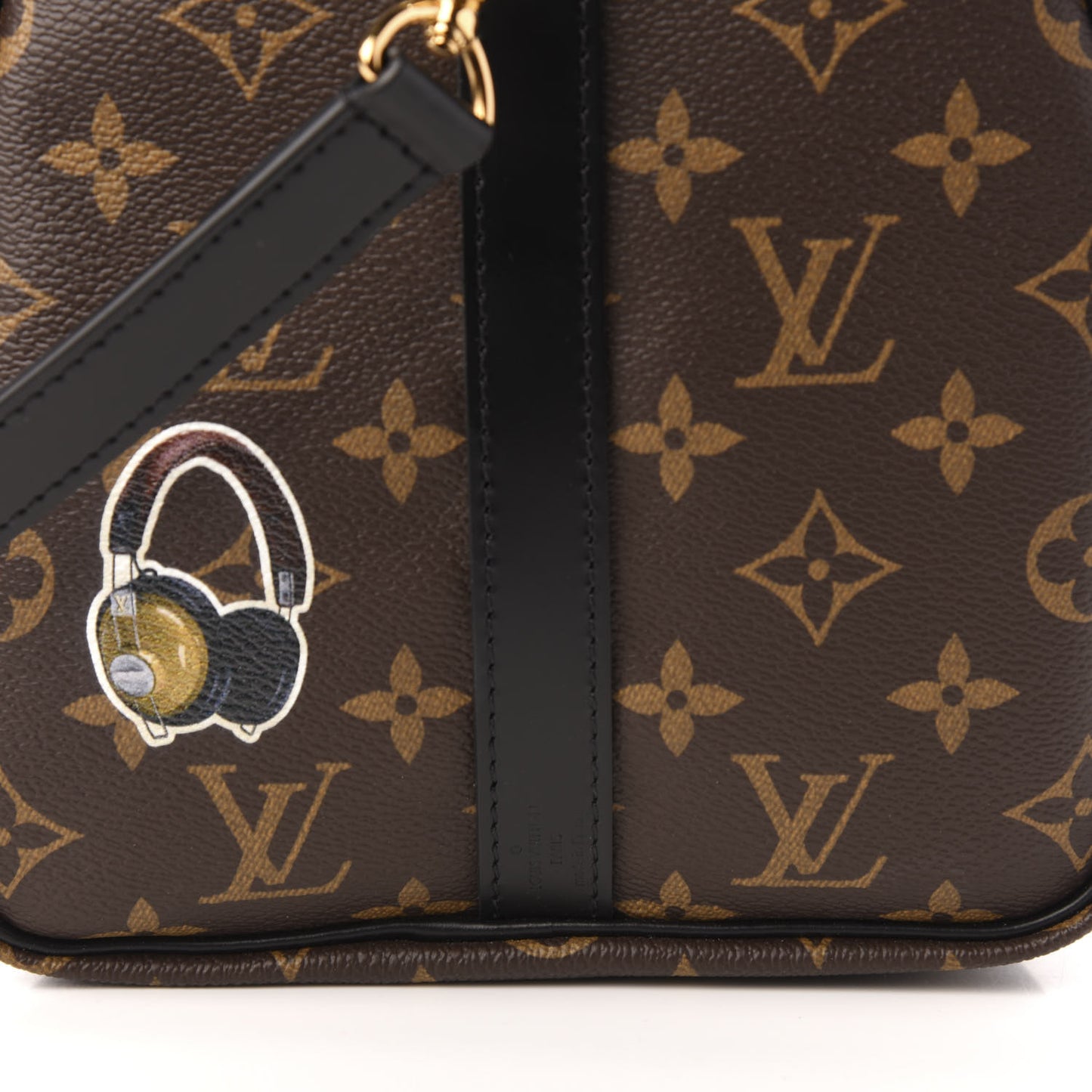 Monogram My World Tour Speedy Bandouliere 30 Black