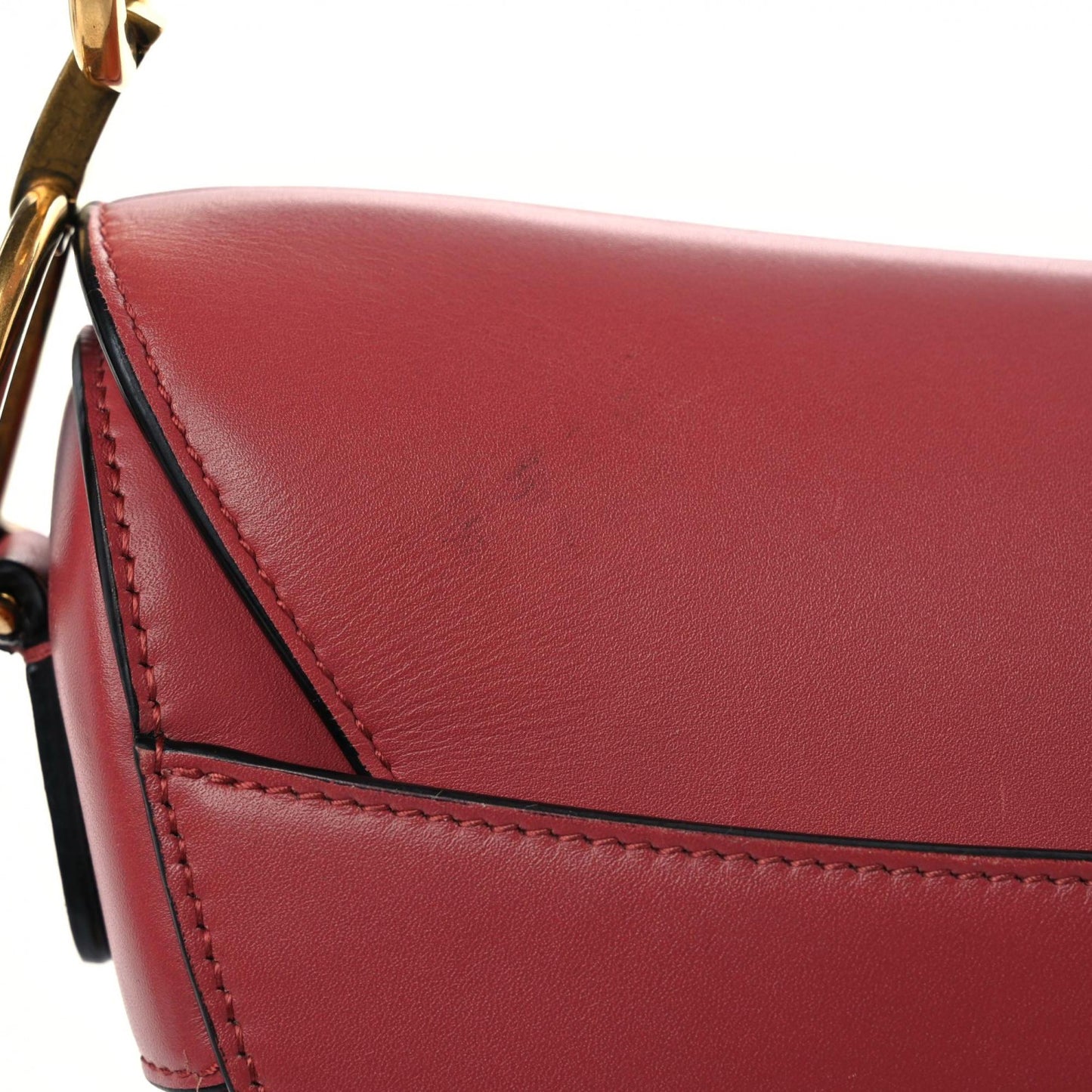 Calfskin Saddle Bag Pink