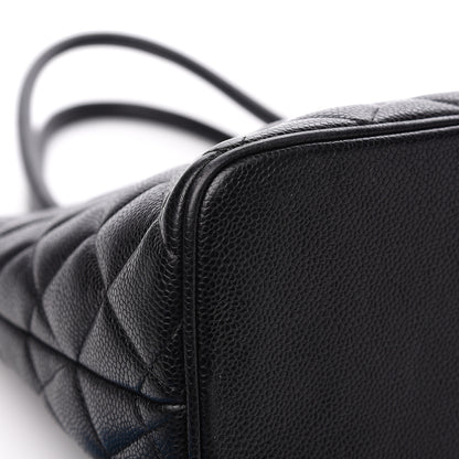 Chanel Caviar Quilted Medallion Tote Black 11 of 14