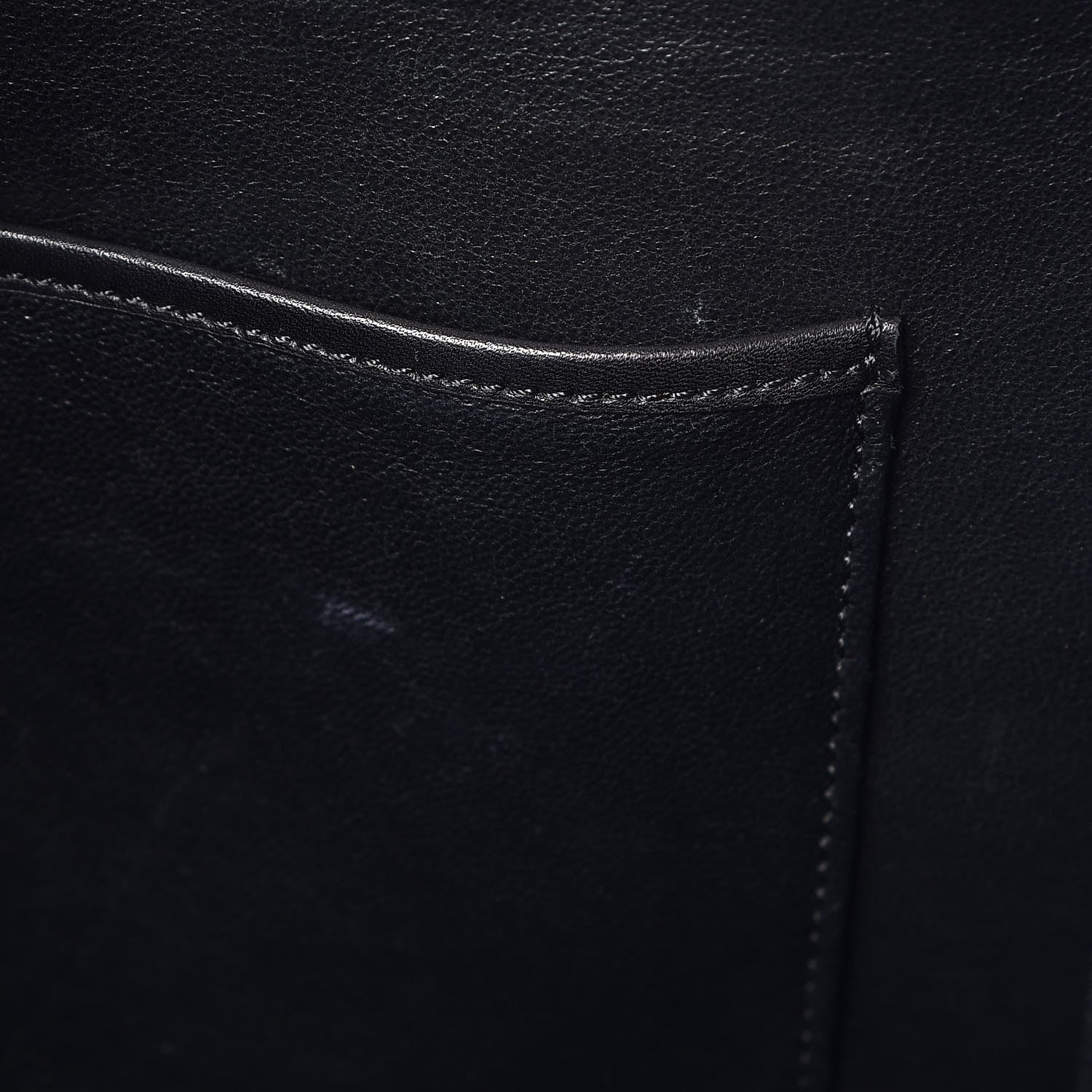 Celine Shrunken Lambskin Micro Bi-Color Luggage Black White 12 of 24